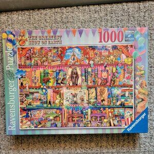 Ravensburger Greatest Show on Earth 1000pc circus jigsaw puzzle by Aimee Stewart